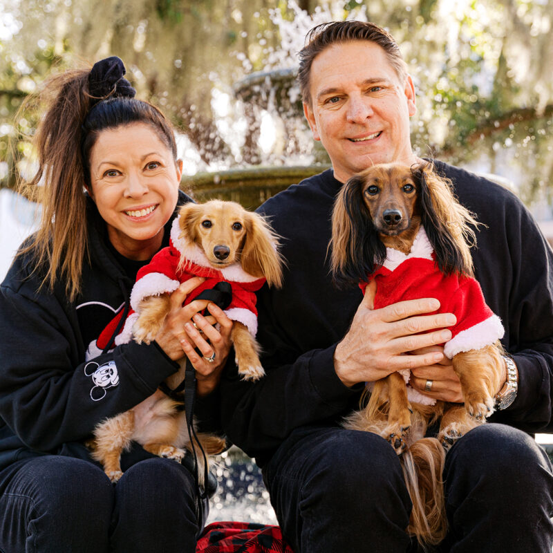 Holiday Cheer with Goose & Maverick | A Christmas Session in Celebration