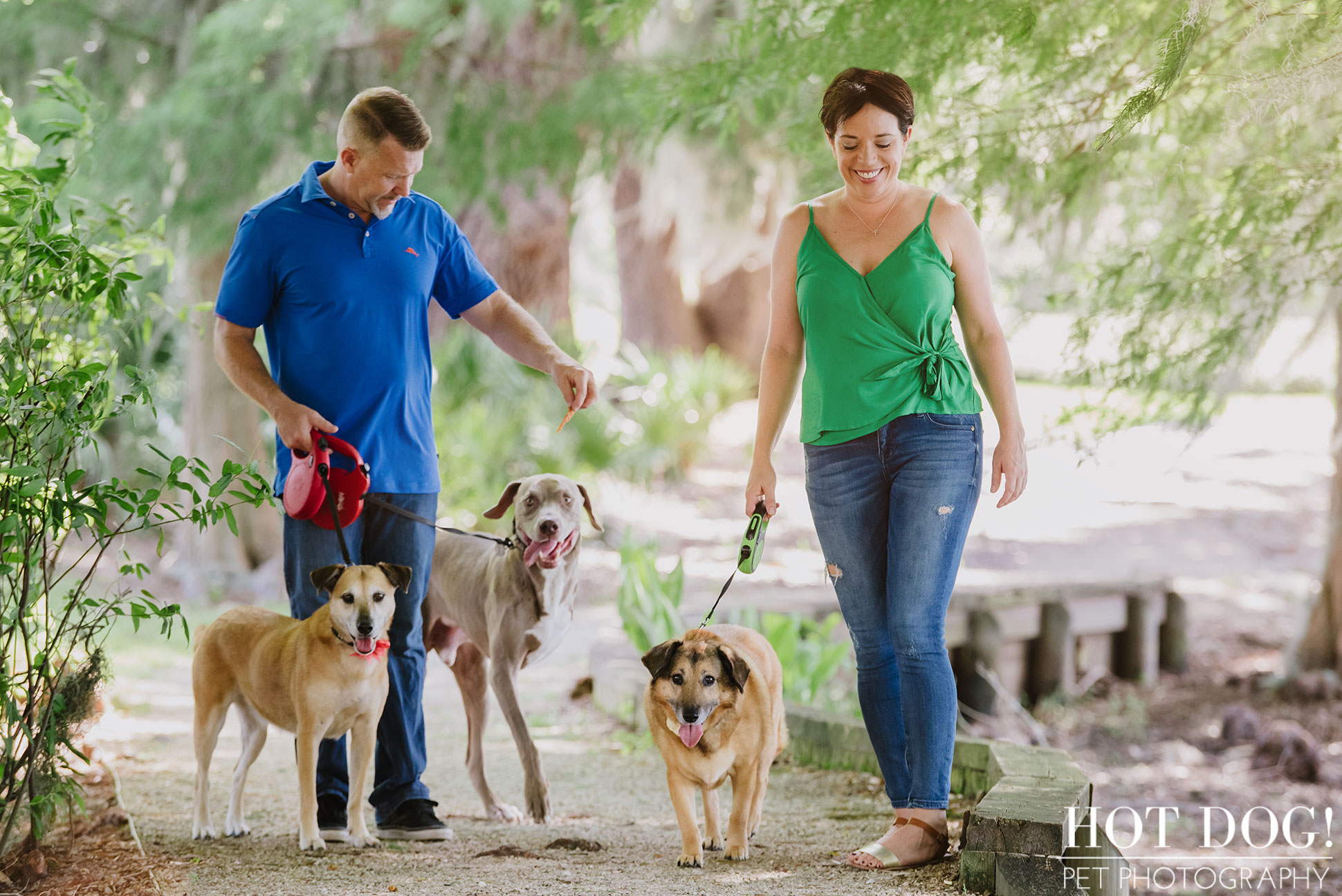 Tobie, Kimmie & Riki | Winter Garden Pet Photography